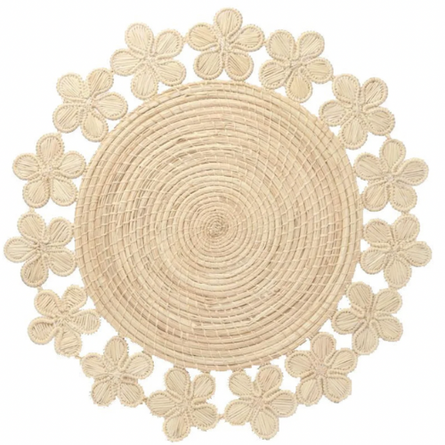 Palm Leaf Flower Placemat